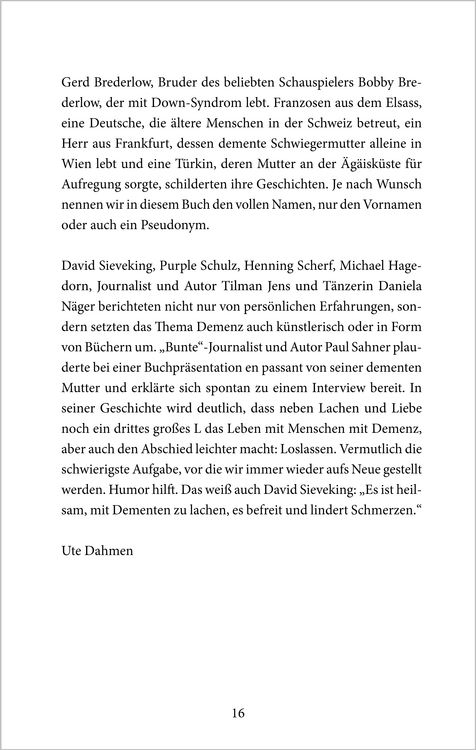 Produktbild: Demenz - Angeh&ouml;rige erz&auml;hlen