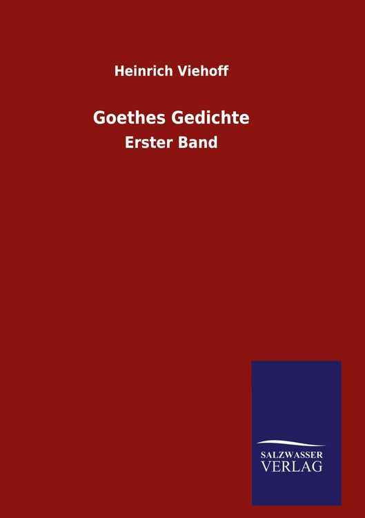 Produktbild: Goethes Gedichte