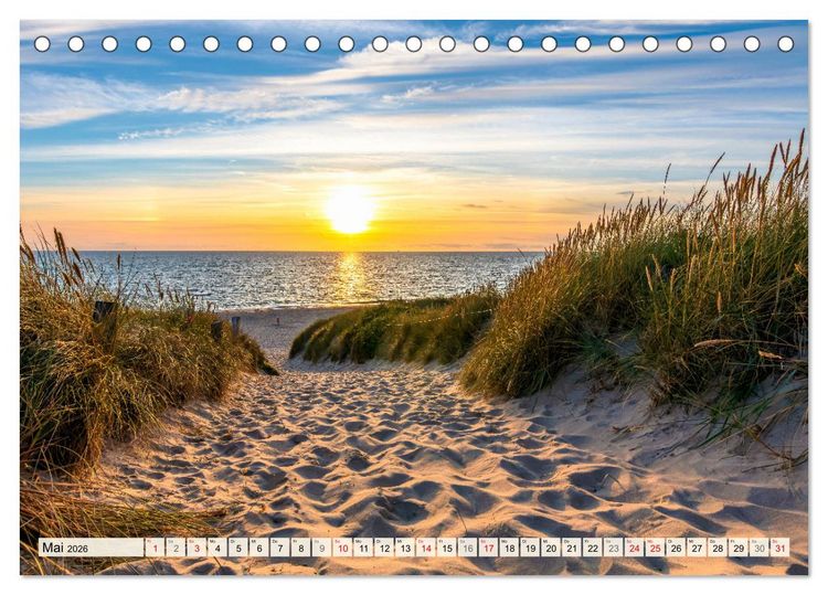 Produktbild: Der sch&ouml;ne Norden Deutschlands (Tischkalender 2026 DIN A5 quer), CALVENDO Monatskalender