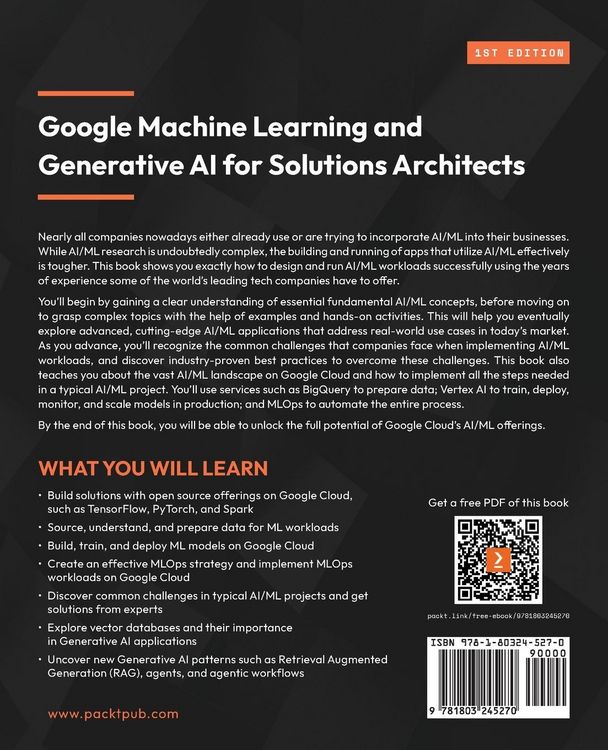Produktbild: Google Machine Learning and Generative AI for Solutions Architects