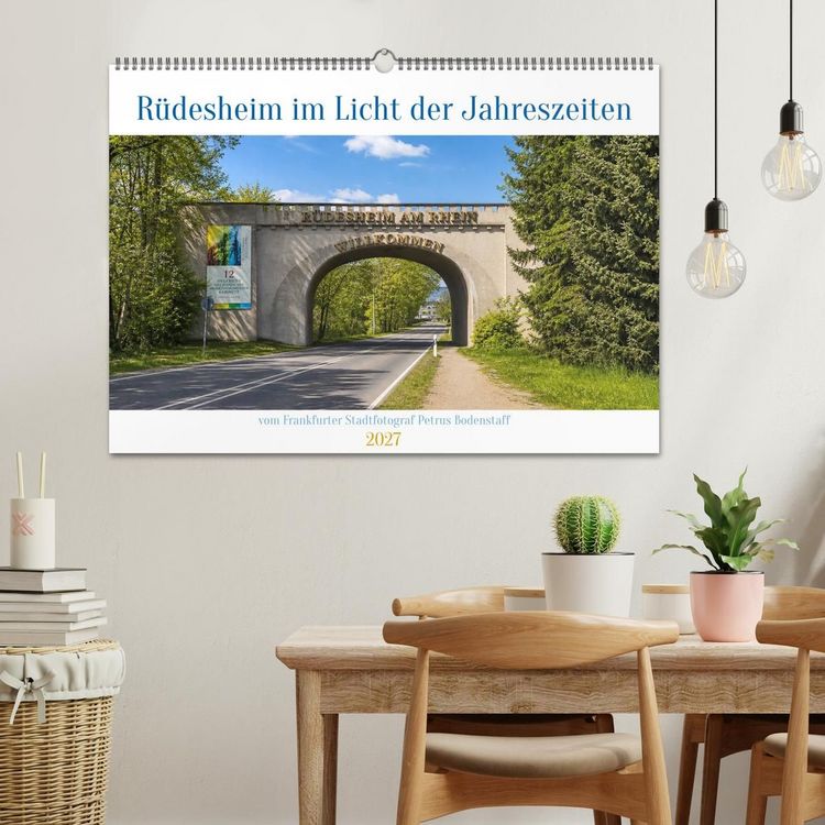 Produktbild: R&uuml;desheim im Licht der Jahreszeiten (Wandkalender 2027 DIN A2 quer), CALVENDO Monatskalender