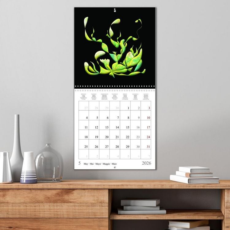 Produktbild: Une harmonie color&eacute;e (Calendrier mural carr&eacute; 2026 30x30 cm) Calendrier double avec une page pour vos prises de notes