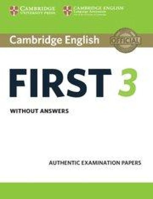 Produktbild: Cambridge English First 3 Student's Book without Answers
