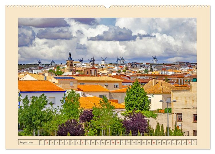 Produktbild: Kastilien - La Mancha (hochwertiger Premium Wandkalender 2026 DIN A2 quer), Kunstdruck in Hochglanz