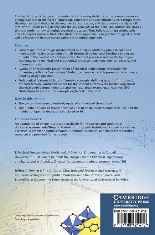 Produktbild: Chemical Engineering Design and Analysis