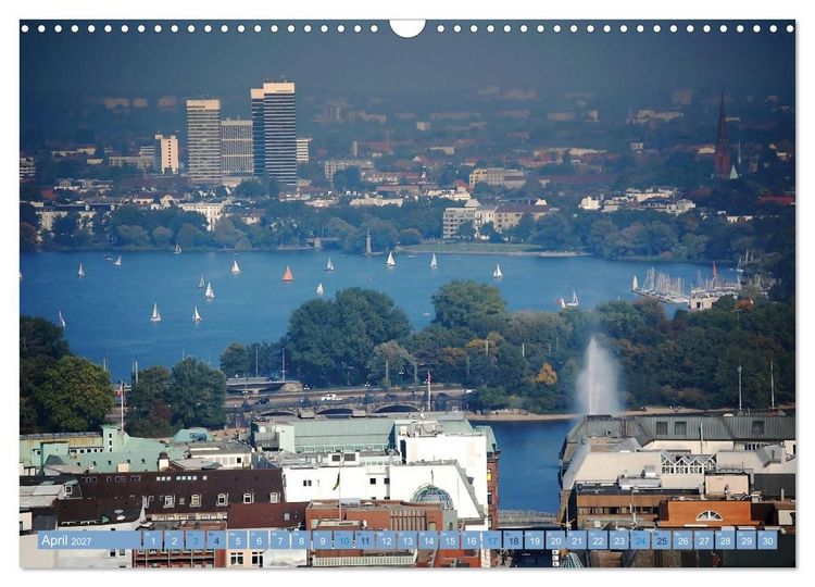 Produktbild: Mein Hamburg - Stadt am Wasser (Wandkalender 2027 DIN A3 quer), CALVENDO Monatskalender