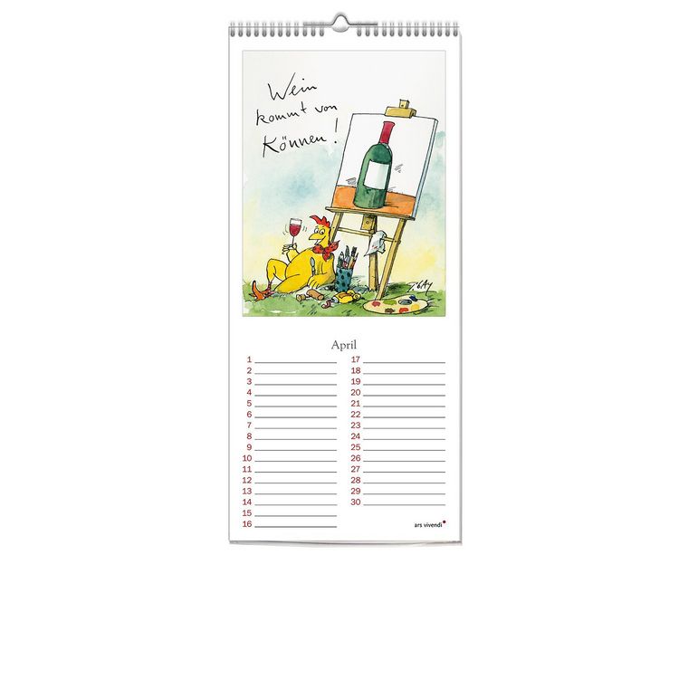 Produktbild: Geburtstagskalender Wein