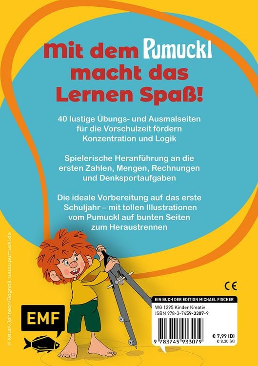 Produktbild: Lern-Spiel-Spa&szlig; mit Pumuckl - Mein Vorschulblock: Erste Zahlen