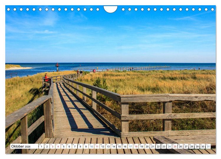 Produktbild: Prerow auf dem Dar&szlig; - Sehnsuchtsort an der Ostsee (Wandkalender 2026 DIN A4 quer), CALVENDO Monatskalender