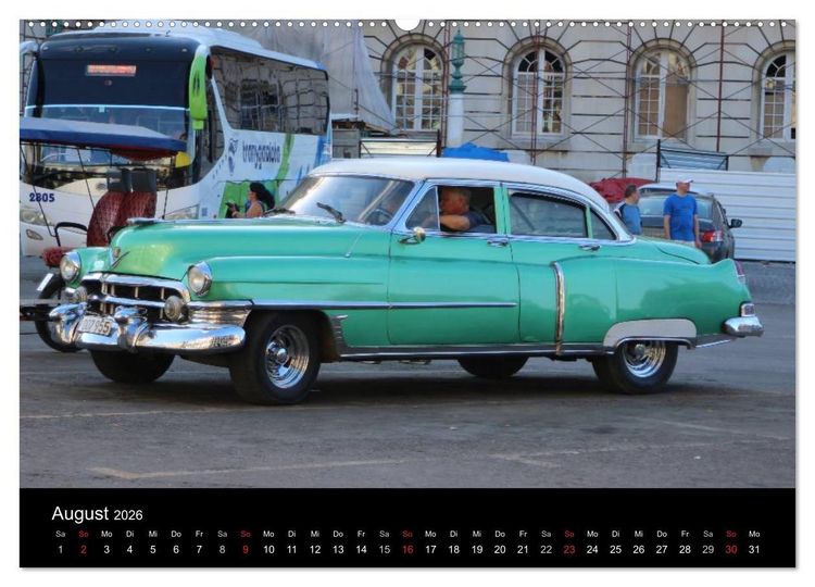 Produktbild: Oldtimertr&auml;ume auf KUBA (Wandkalender 2026 DIN A2 quer), CALVENDO Monatskalender