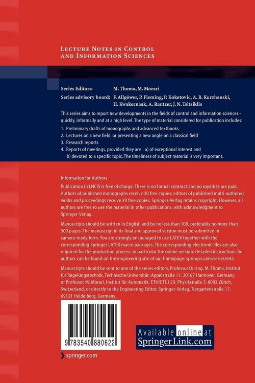 Produktbild: Optimization and Cooperative Control Strategies