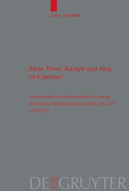 Produktbild: "Mein Trost, Kampf und Sieg ist Christus"