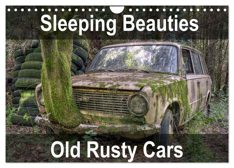 Produktbild: Sleeping Beauties Old Rusty Cars (Wall Calendar 2026 DIN A4 landscape), CALVENDO 12 Month Wall Calendar