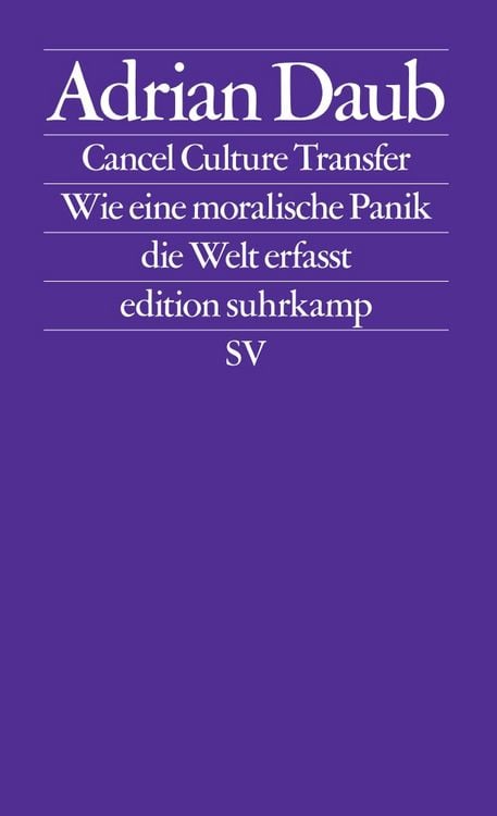 Bild vom Artikel Cancel Culture Transfer vom Autor Adrian Daub