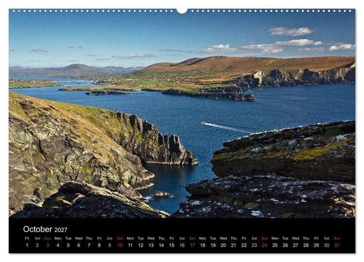Produktbild: Kerry - Ireland's Romantic Southwest (High Quality Premium Wall Calendar 2027 DIN A2 landscape),CALVENDO 12 Month Wall Calendar