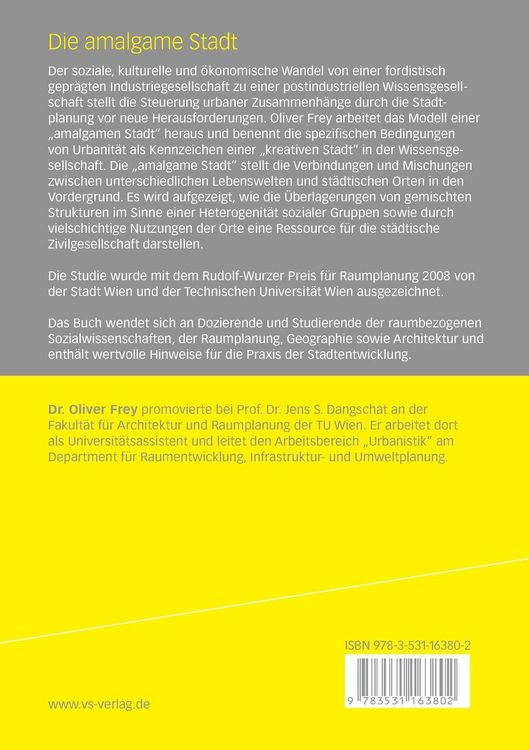 Produktbild: Die amalgame Stadt