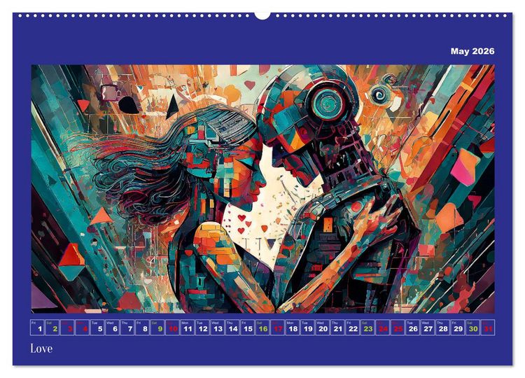 Produktbild: Pixelated Passions (Wall Calendar 2026 DIN A2 landscape), CALVENDO 12 Month Wall Calendar
