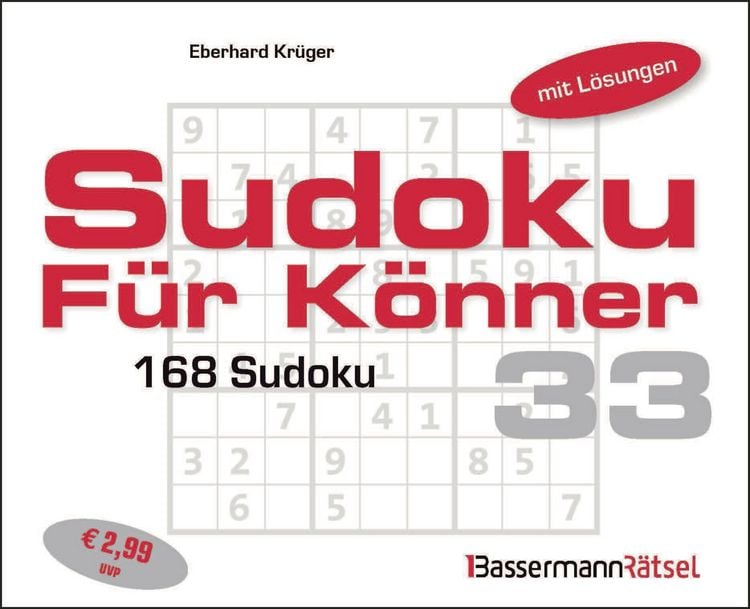 Produktbild: Sudoku f&uuml;r K&ouml;nner 33