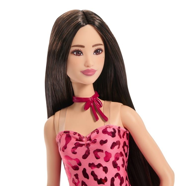 Produktbild: Barbie Fashionista mit pinkem Leo Outfit