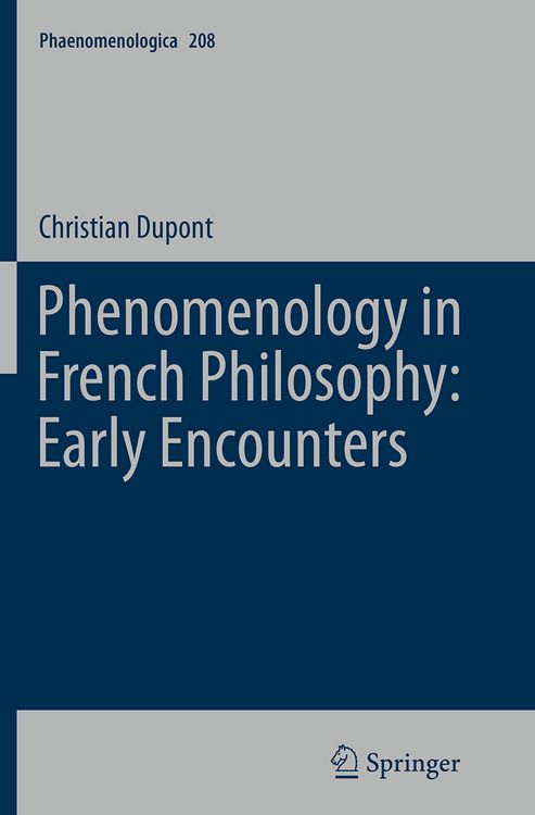 Produktbild: Phenomenology in French Philosophy: Early Encounters