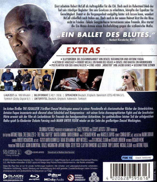 Produktbild: The Equalizer 3 - The Final Chapter