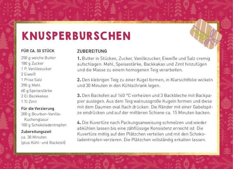 Produktbild: A Pl&auml;tzchen a day keeps the Weihnachtsstress away