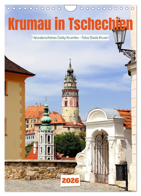Produktbild: Krumau in Tschechien - Wundersch&ouml;nes Cesky Krumlov (Wandkalender 2026 DIN A4 hoch), CALVENDO Monatskalender