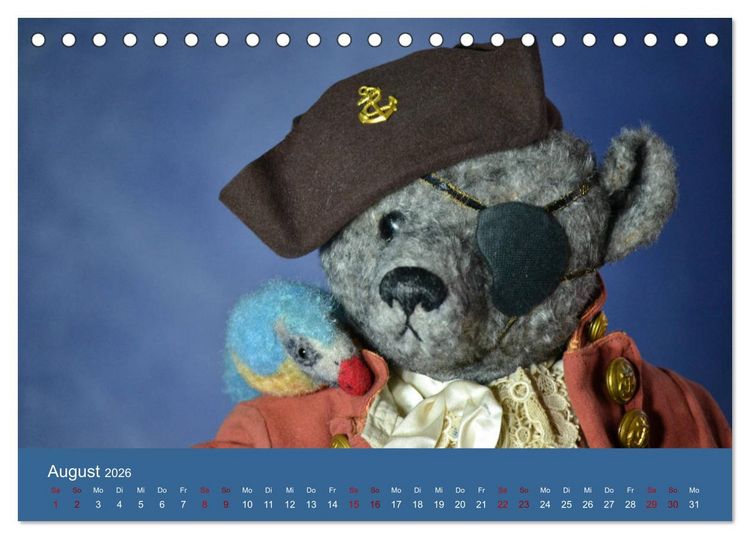 Produktbild: Robin der B&auml;r (Tischkalender 2026 DIN A5 quer), CALVENDO Monatskalender