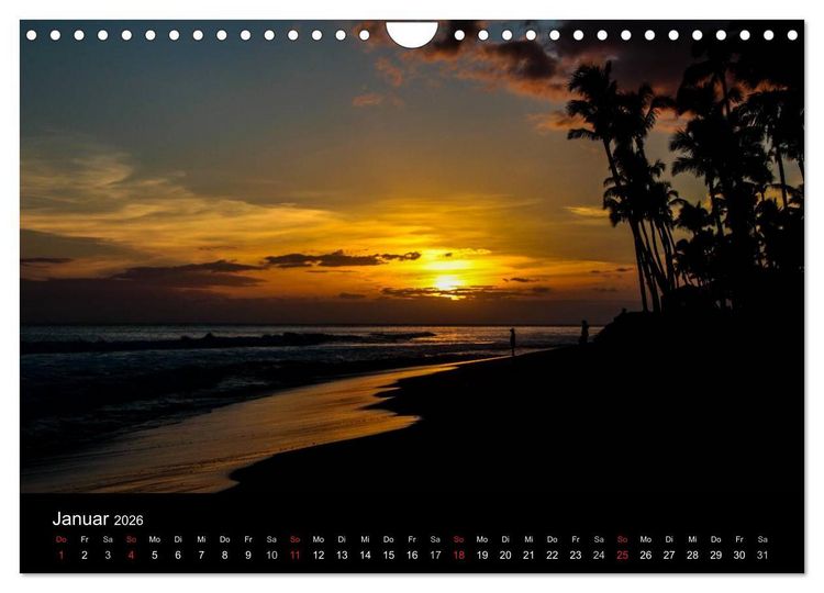 Produktbild: Paradiese der Erde - HAWAII (Wandkalender 2026 DIN A4 quer), CALVENDO Monatskalender
