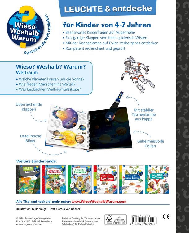 Produktbild: Wieso? Weshalb? Warum? Leuchte und entdecke - Weltraum