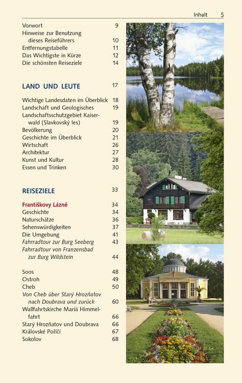 Produktbild: TRESCHER Reisef&uuml;hrer B&ouml;hmisches B&auml;derdreieck