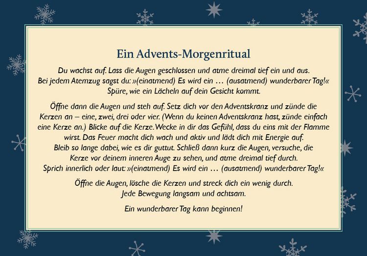 Produktbild: Achtsame Adventszeit. Hardcover-Ausgabe