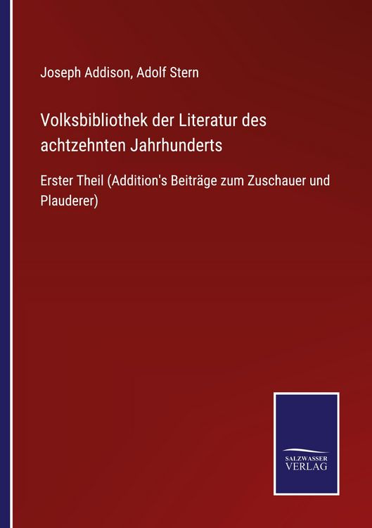 Produktbild: Volksbibliothek der Literatur des achtzehnten Jahrhunderts