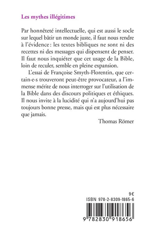 Produktbild: Les mythes ill&eacute;gitimes : essai sur la Terre promise