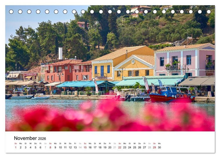 Produktbild: KATAKOLON - Griechenlands sch&ouml;nste Hafenstadt (Tischkalender 2026 DIN A5 quer), CALVENDO Monatskalender