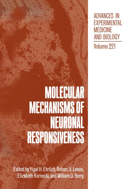 Produktbild: Molecular Mechanisms of Neuronal Responsiveness