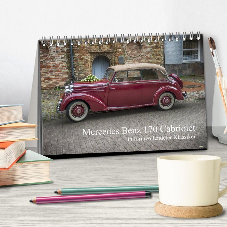 Produktbild: Mercedes Benz 170 Cabriolet (Tischkalender 2026 DIN A5 quer), CALVENDO Monatskalender