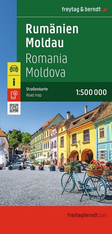 Produktbild: freytag & berndt Stra&szlig;enkarte Rum&auml;nien - Moldau 1:500.000