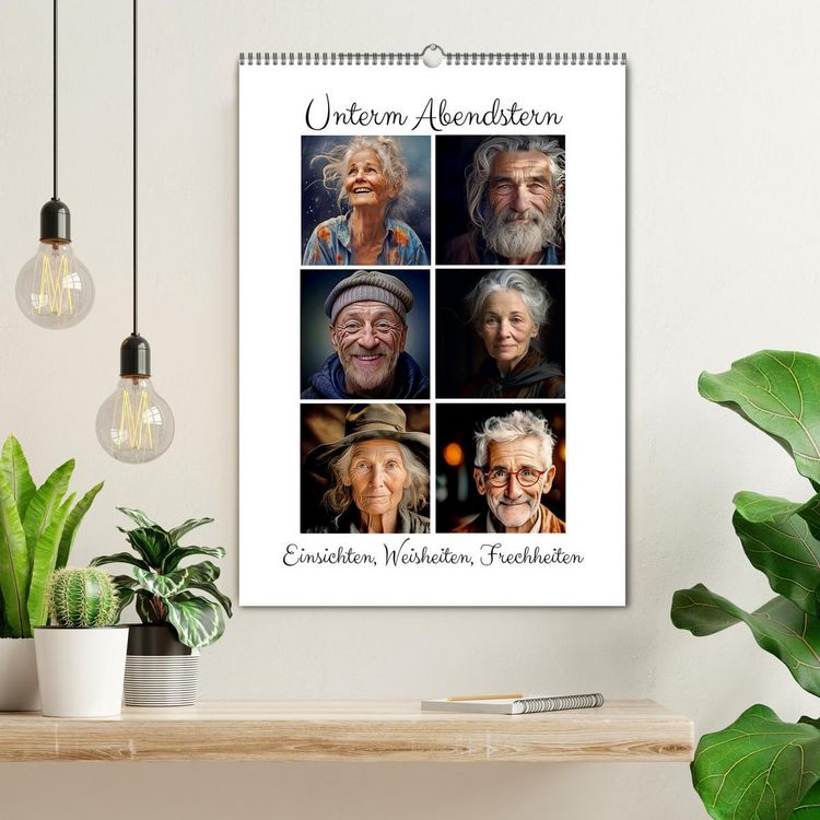 Produktbild: Unterm Abendstern (Wandkalender 2026 DIN A2 hoch), CALVENDO Monatskalender
