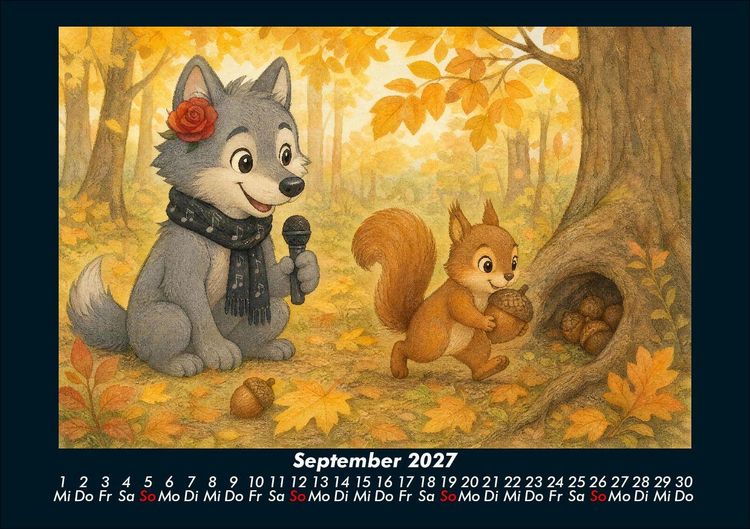 Produktbild: Rose entdeckt Tiere im Winter 2027 Fotokalender DIN A5