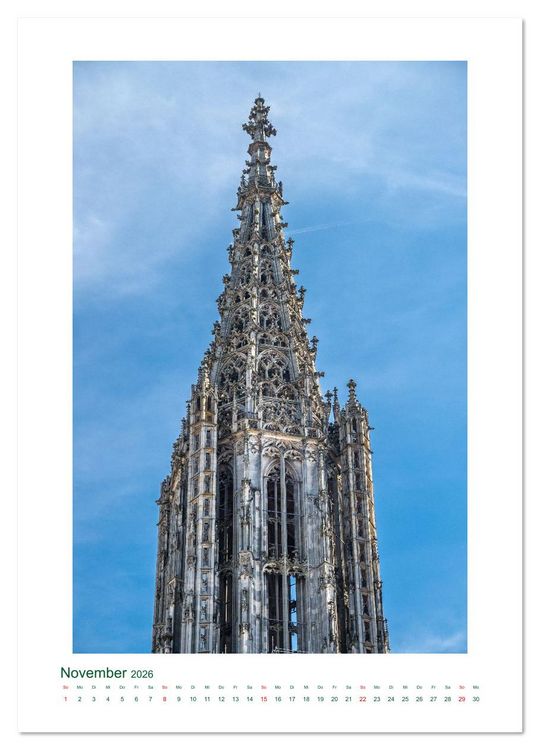 Produktbild: Ulm - Sehenswerte Gro&szlig;stadt an der Donau (Wandkalender 2026 DIN A3 hoch), CALVENDO Monatskalender