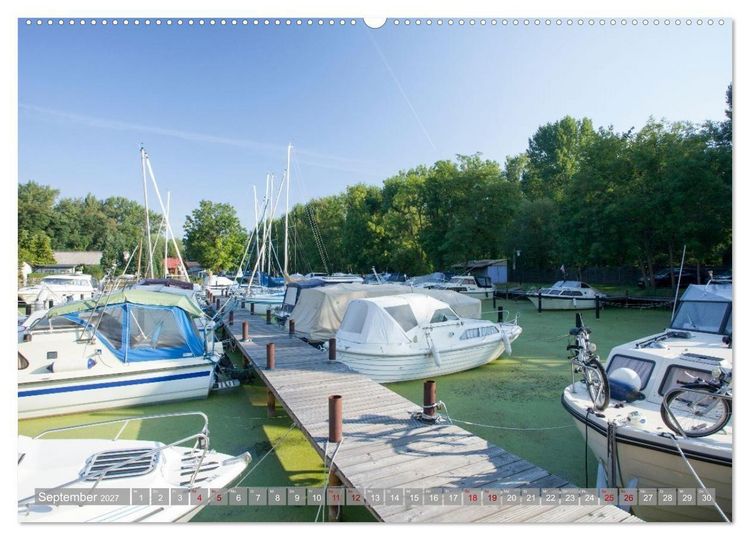 Produktbild: Hausbooturlaub Deutschland - Berlin und Brandenburg (hochwertiger Premium Wandkalender 2027 DIN A2 quer), Kunstdruck in Hochglanz