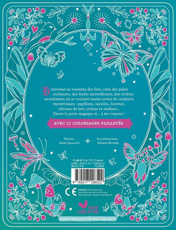 Produktbild: Le grimoire &agrave; colorier des f&eacute;es
