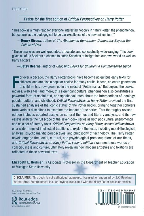 Produktbild: Critical Perspectives on Harry Potter