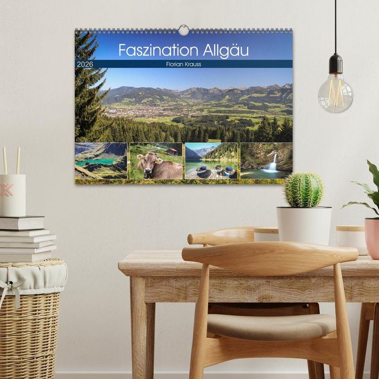 Produktbild: Faszination Allg&auml;u (Wandkalender 2026 DIN A3 quer), CALVENDO Monatskalender