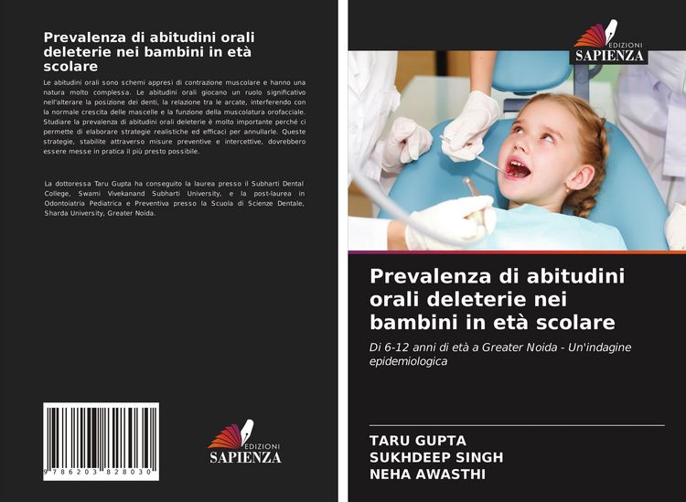 Produktbild: Prevalenza di abitudini orali deleterie nei bambini in et&agrave; scolare