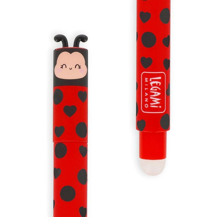 Produktbild: Legami l&ouml;schbarer Gelstift - Ladybug - Get Lucky