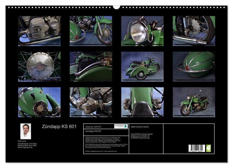 Produktbild: Z&uuml;ndapp KS 601 (Wandkalender 2026 DIN A2 quer), CALVENDO Monatskalender