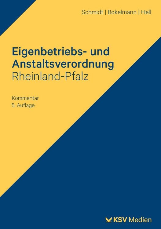 Produktbild: Eigenbetriebs- und Anstaltsverordnung Rheinland-Pfalz