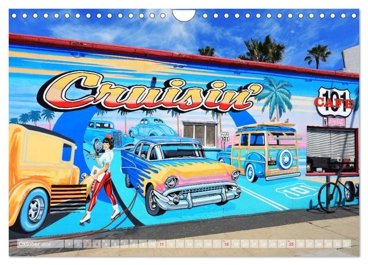 Produktbild: American Diner - es gibt sie noch (Wandkalender 2026 DIN A4 quer), CALVENDO Monatskalender